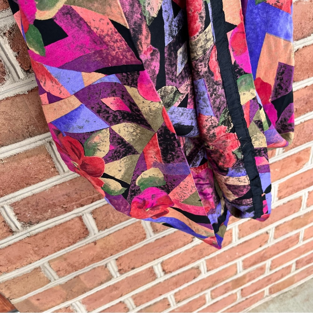 Colorful summer weight maxi skirt vintage. size: small - Picture 7 of 7